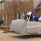 Illustration for article titled Tow-n-Stow Trailer Doubles As a Storage Unit In the Garage